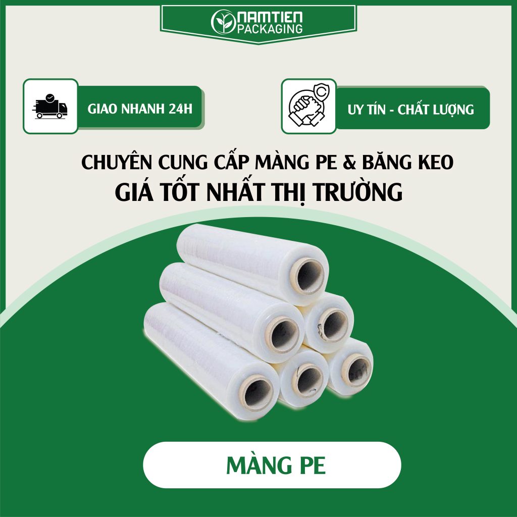 Màng PE quấn pallet giá rẻ 2025