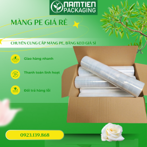 Màng PE quấn pallet giá rẻ 2025